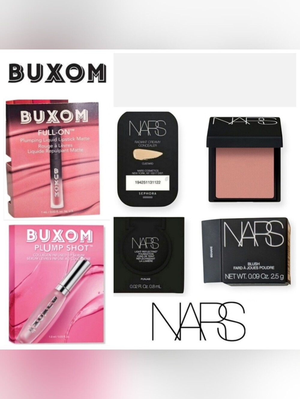 NARS, BUXOM makeup Lot